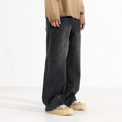 Trendy Washed Wide-Leg Pants