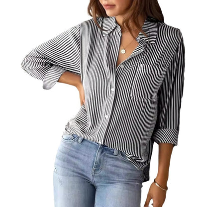 Women's Loose Casual Long Sleeve Shirt