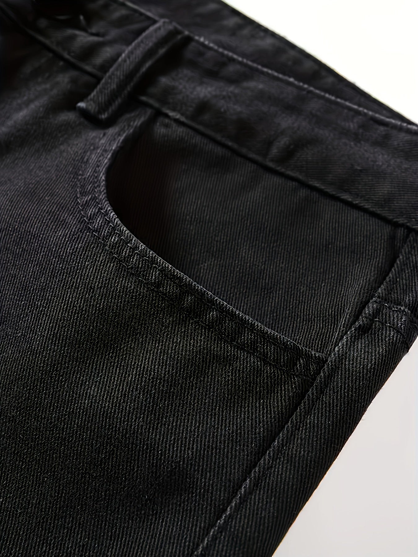 Slim Fit Black Jeans