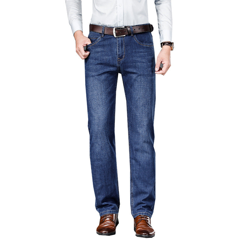 Washed Slim Fit Jeans For Business