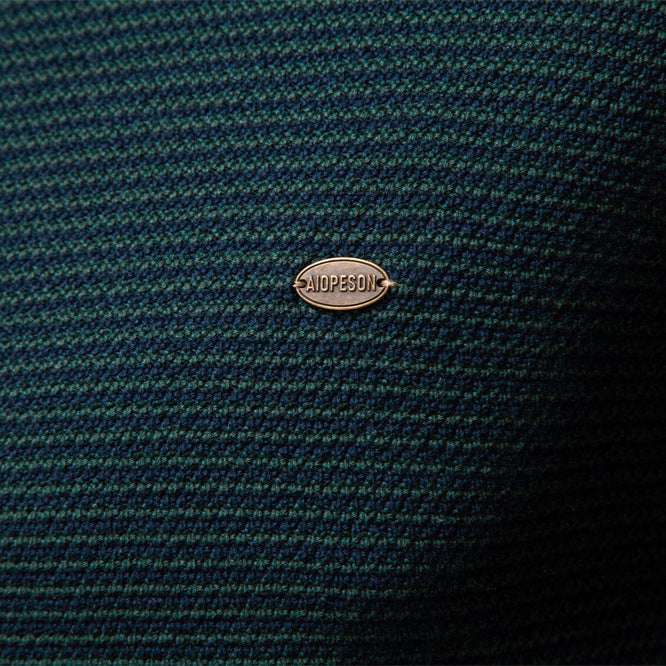 Men's Collar Half Zipper Casual Cotton Sweatshirt