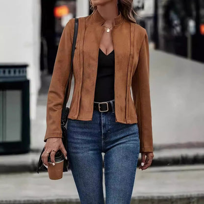Women’s Spring Soft Neck Jacket