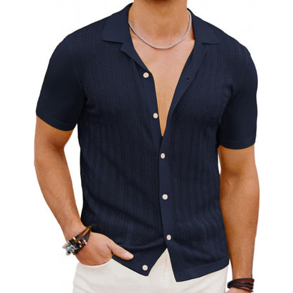 Summer Hollow Short-Sleeve Shirt