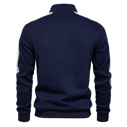Men’s Stitching Sports Sweater