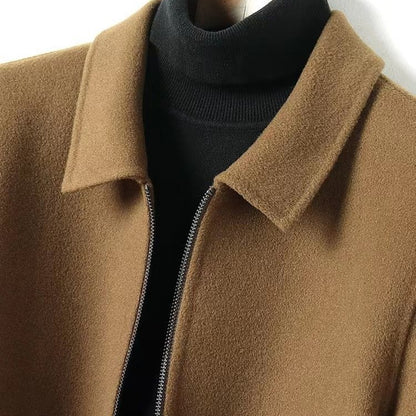Men's Thickened Double-sided Woolen Coat