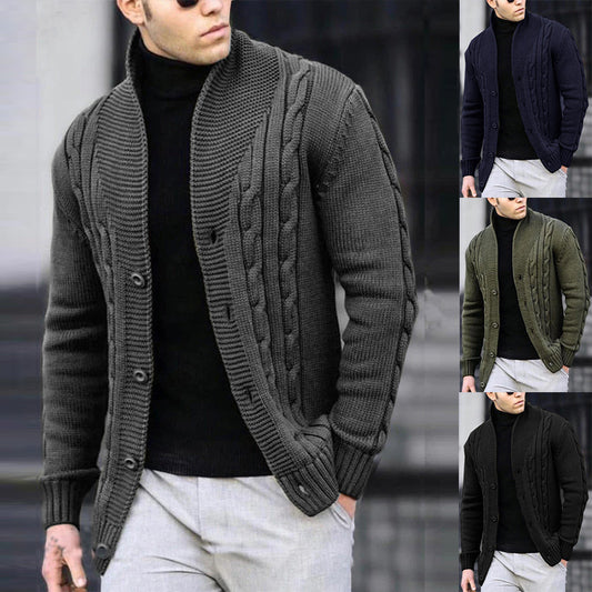 Men’s Autumn Winter Sweater Coat