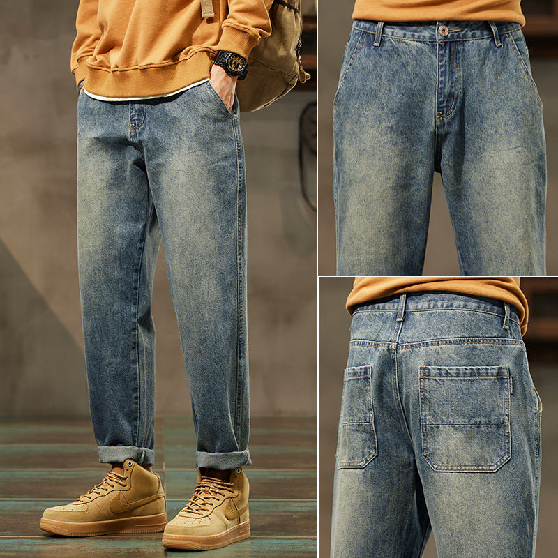 Men’s Retro Denim Slim Fit Jeans