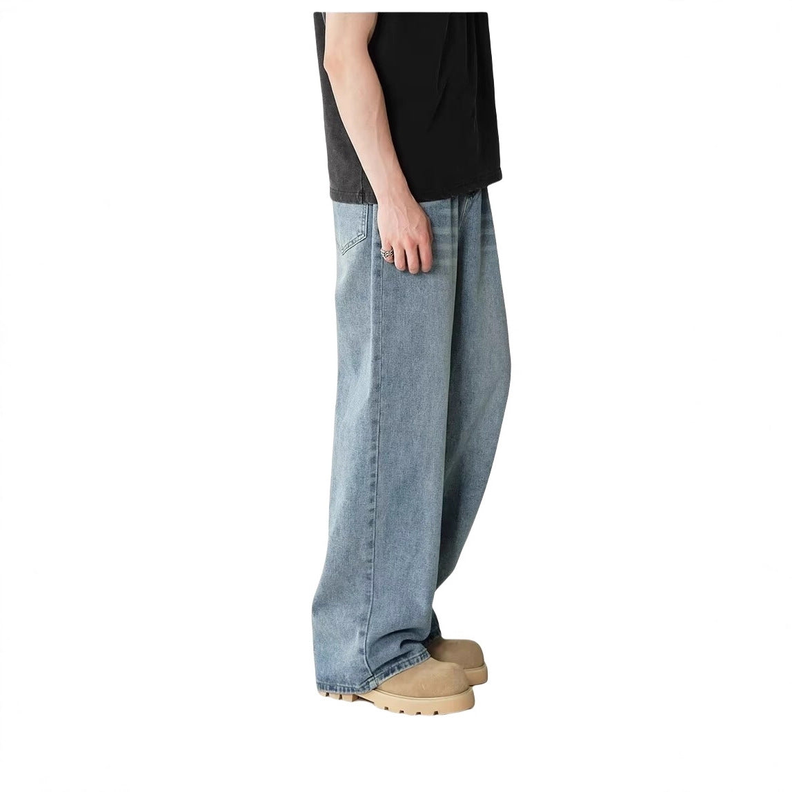 American Style Vintage Wide Leg Jeans