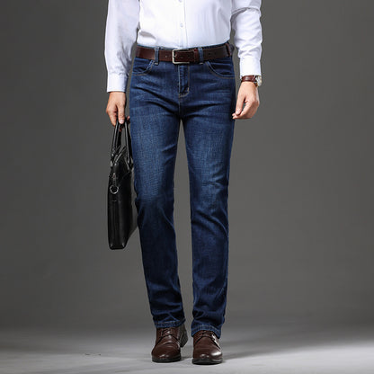 Plus-Size Stretch Business Jeans