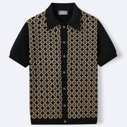Summer Tencel Jacquard Cardigan