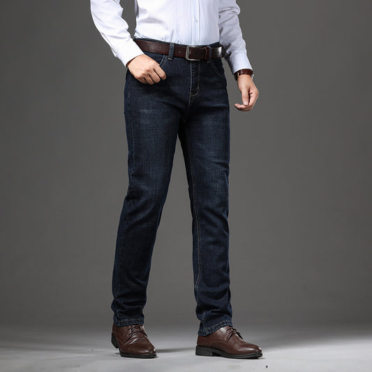 Plus-Size Stretch Business Jeans