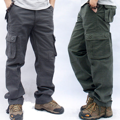 Multi-Pocket Workwear Cargo Trousers