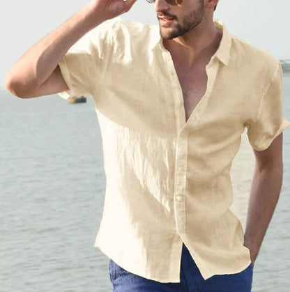 Men’s Summer Short-Sleeved Casual Shirt