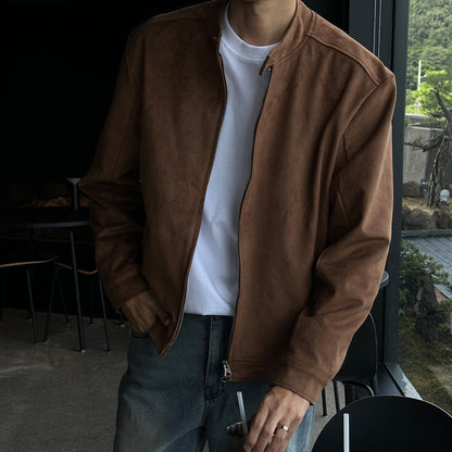 Maillard Stand-Up Collar Jacket