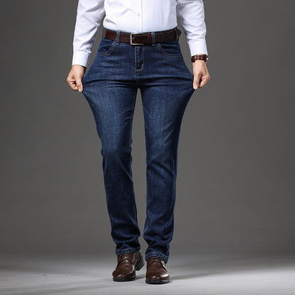 Plus-Size Stretch Business Jeans