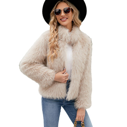 Casual Short Faux Fur Coat