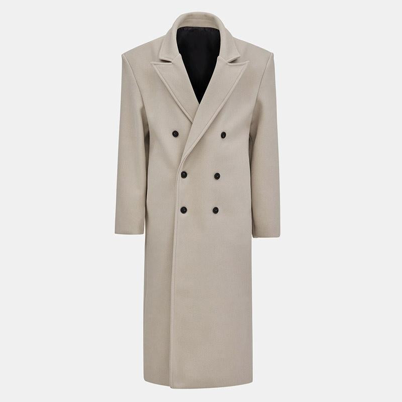 Winter Commute Suit Collar Long Woolen Coat