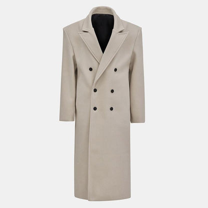 Winter Commute Suit Collar Long Woolen Coat