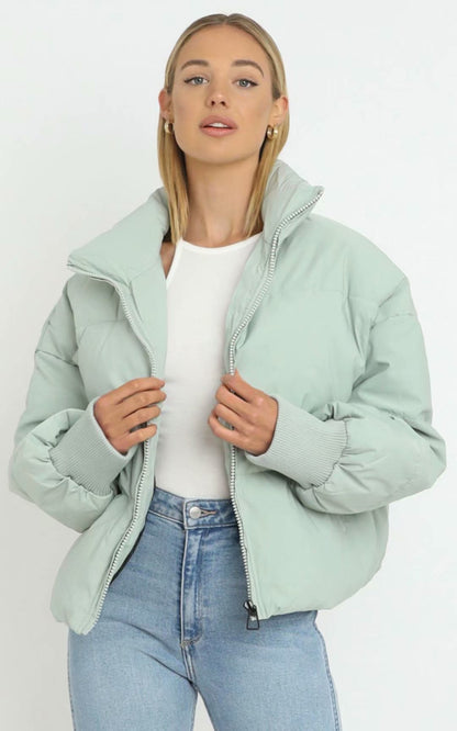 Urban Stand Collar Puffer Jacket
