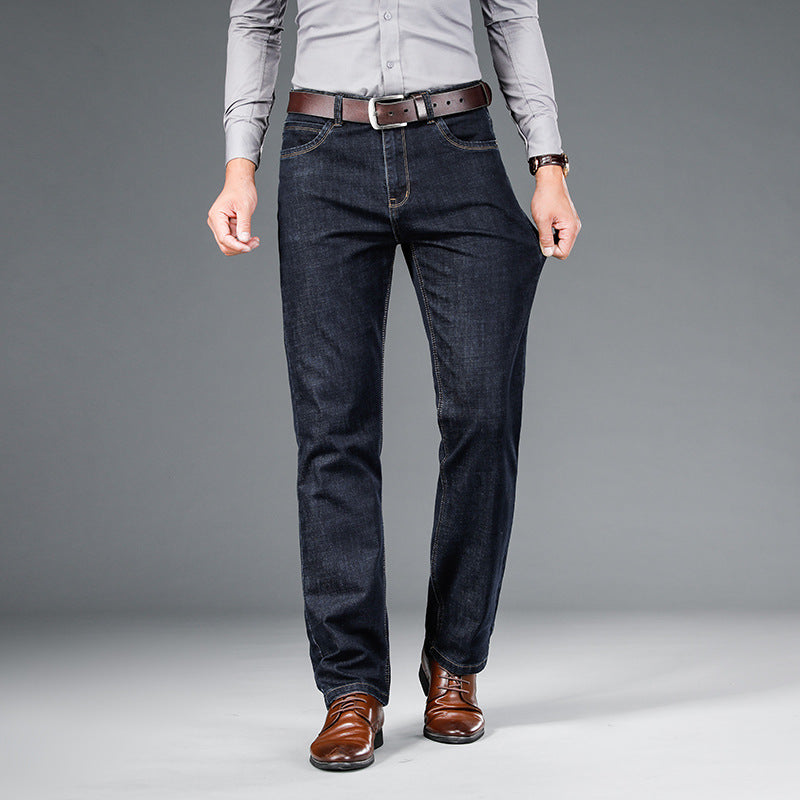 Washed Slim Fit Jeans For Business