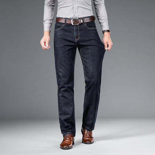 Washed Slim Fit Jeans For Business