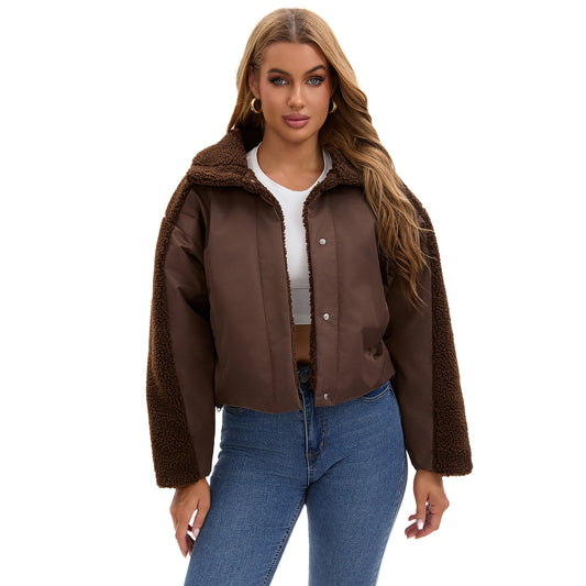 Women’s Retro Lamb Wool Coat