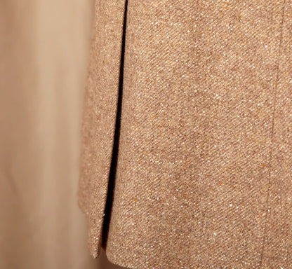 Color Dots Mid-Length Coat