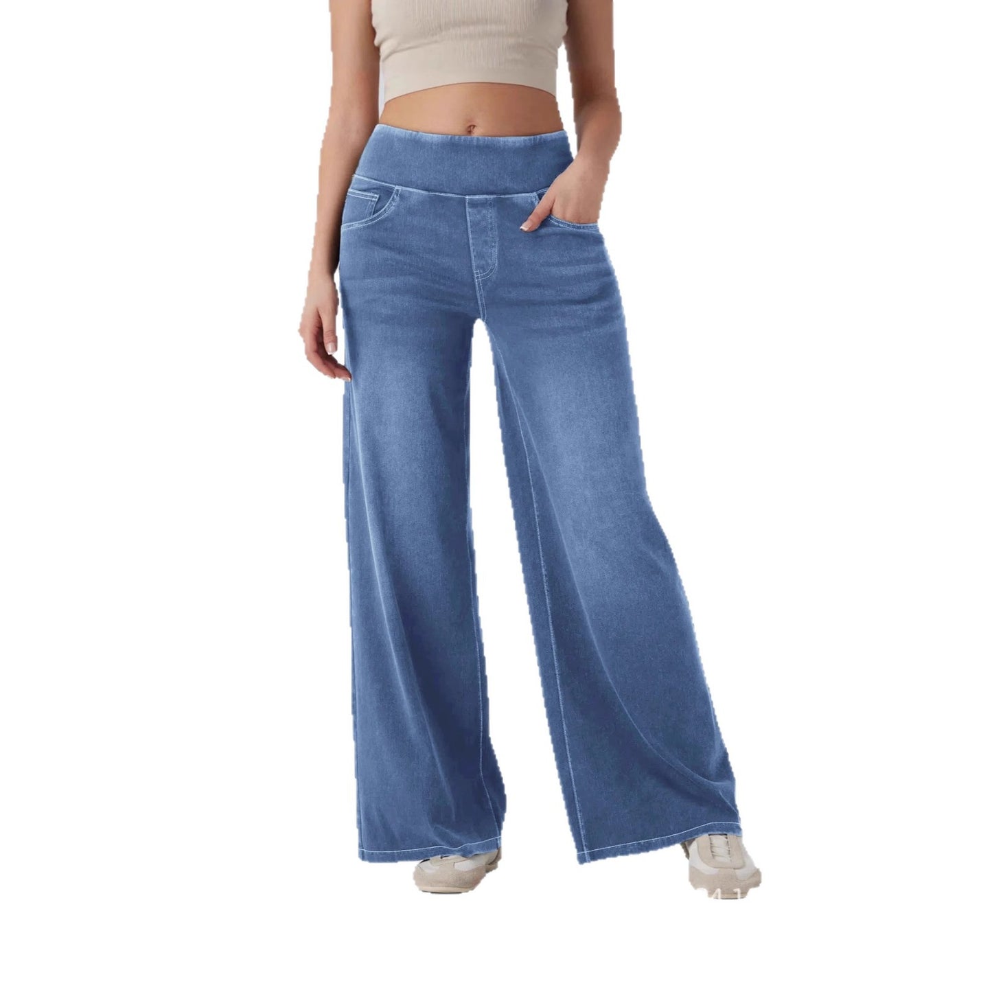 Women’s High-Waisted Loose Fit Wide Leg Jeans