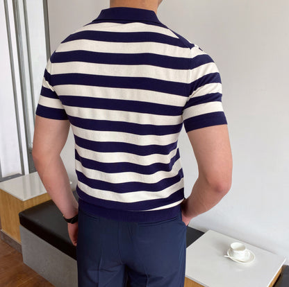 Men’s Versatile Striped Shirt