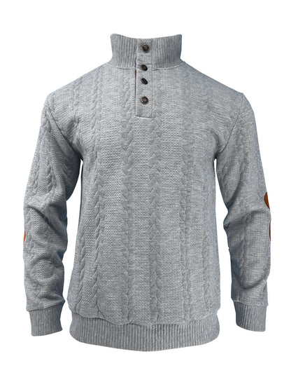 Jacquard Buckle Embroidered Sweater