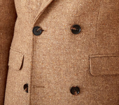 Color Dots Mid-Length Coat
