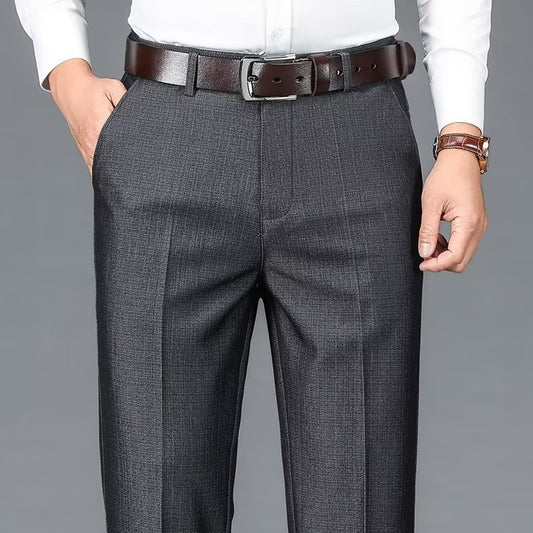 Men’s Draped Business Suit Pants