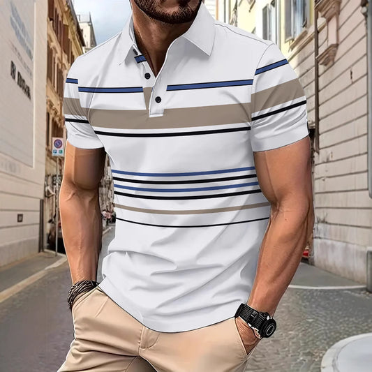 Men’s Striped Short Sleeve Tee