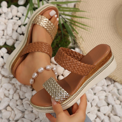 Plus Size Wedge Sandals For Women