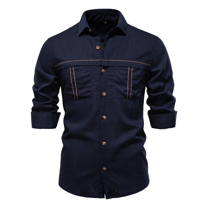 Men’s Pocket-Detail Long Sleeve