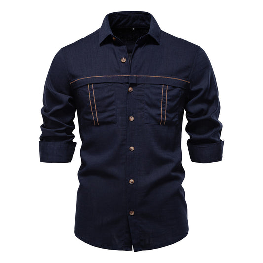 Men’s Pocket-Detail Long Sleeve