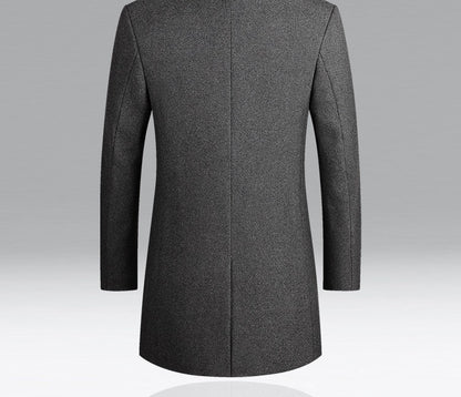 Men’s Cotton-Padded Winter Trench Coat