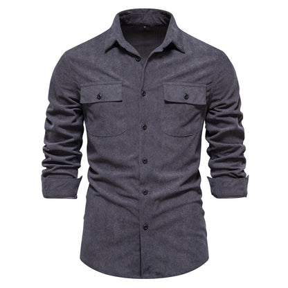 Men’s Slim Corduroy Shirt