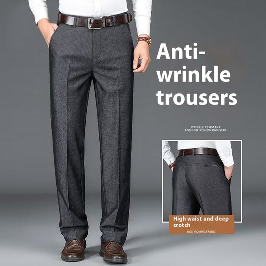 Men’s Draped Business Suit Pants