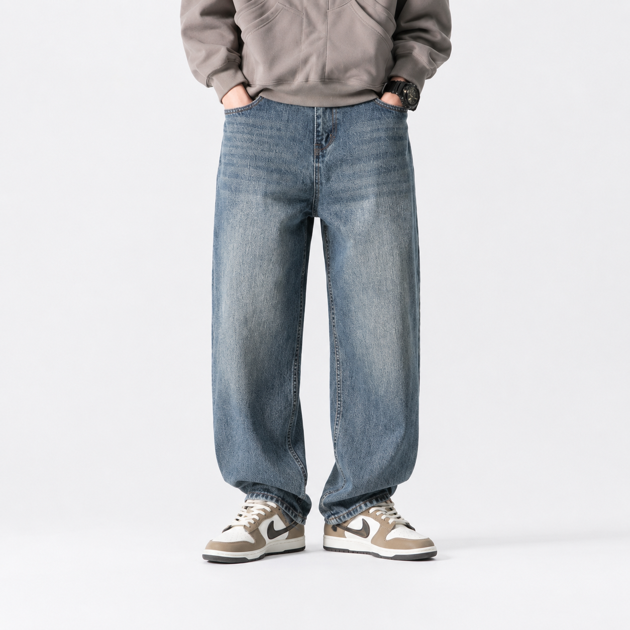Autumn New Retro Loose Jeans