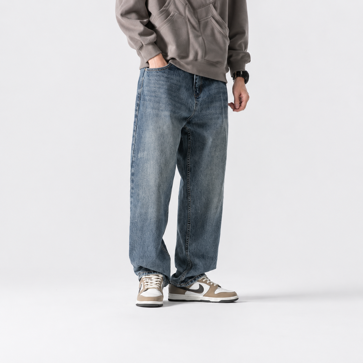Autumn New Retro Loose Jeans