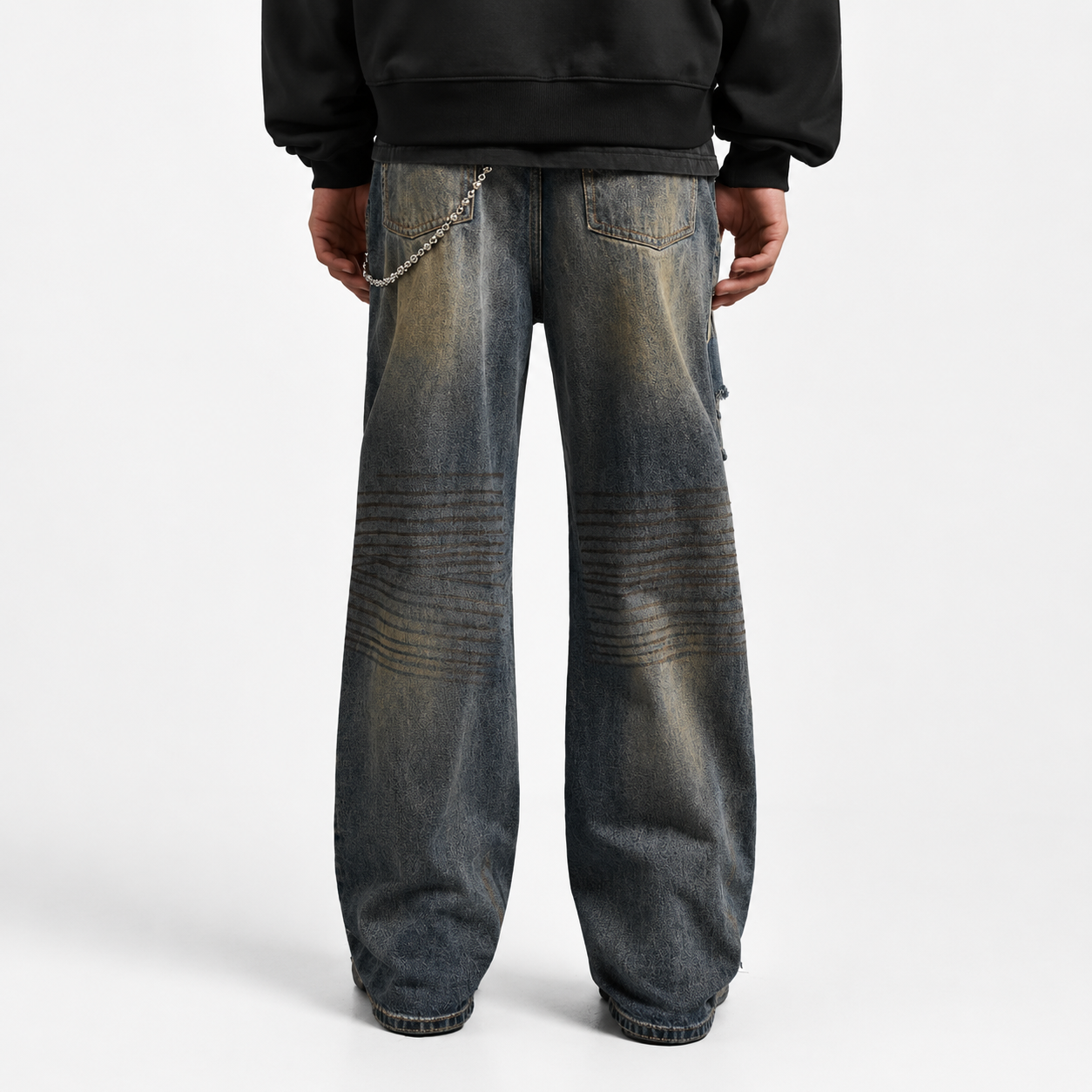 Baggy Distracted Jeans For Men