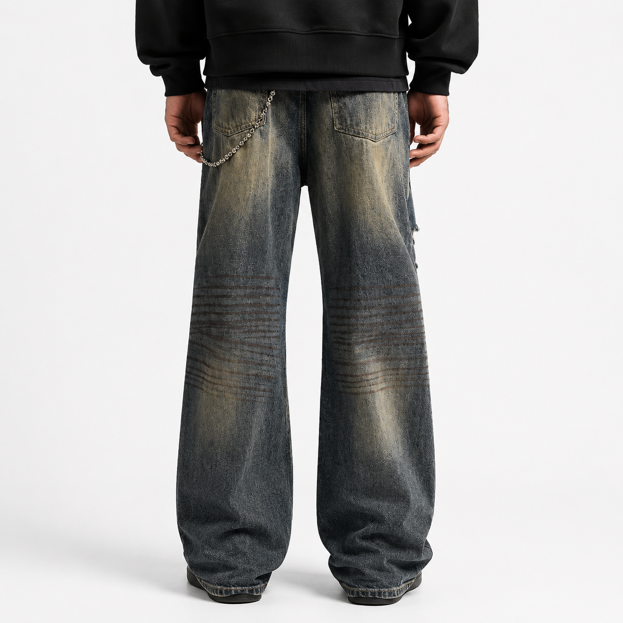 Baggy Distracted Jeans For Men
