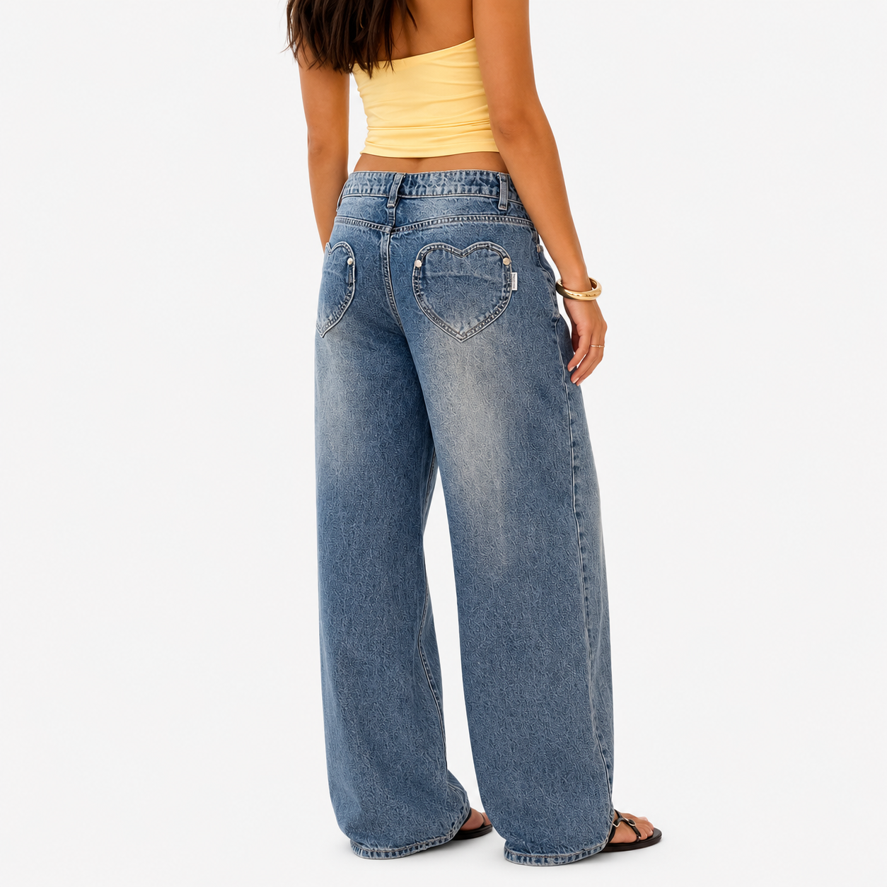 Washed Vintage Baggy Jeans