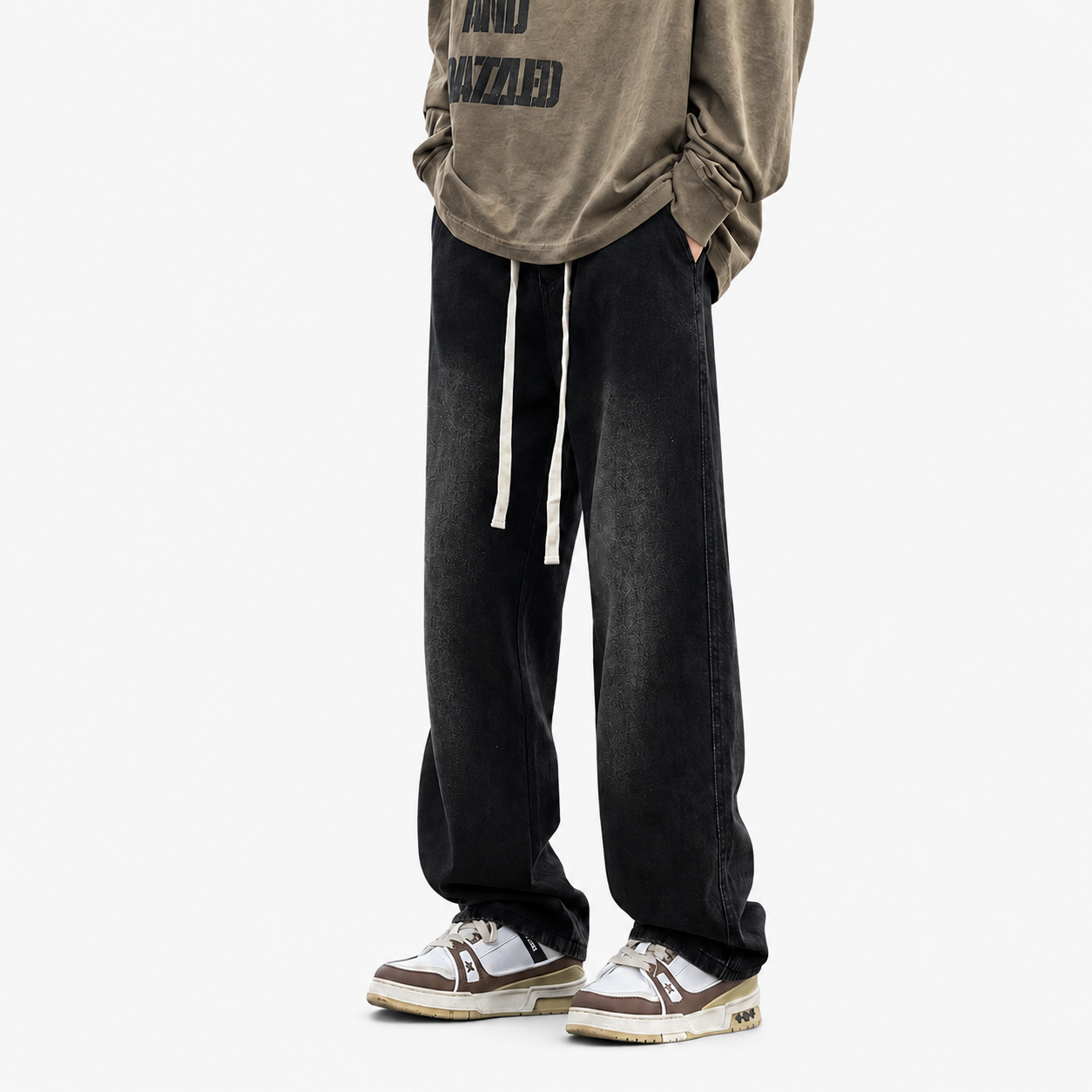 American High Street Retro Casual Jeans