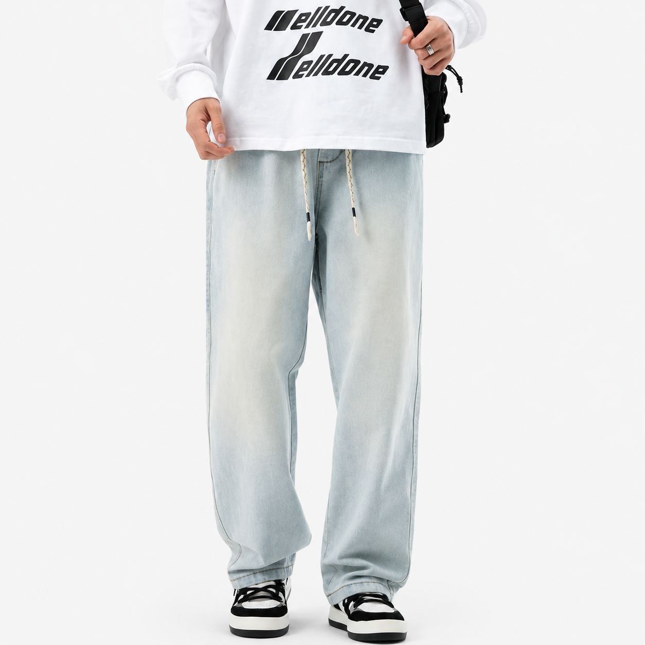 American High Street Retro Casual Jeans