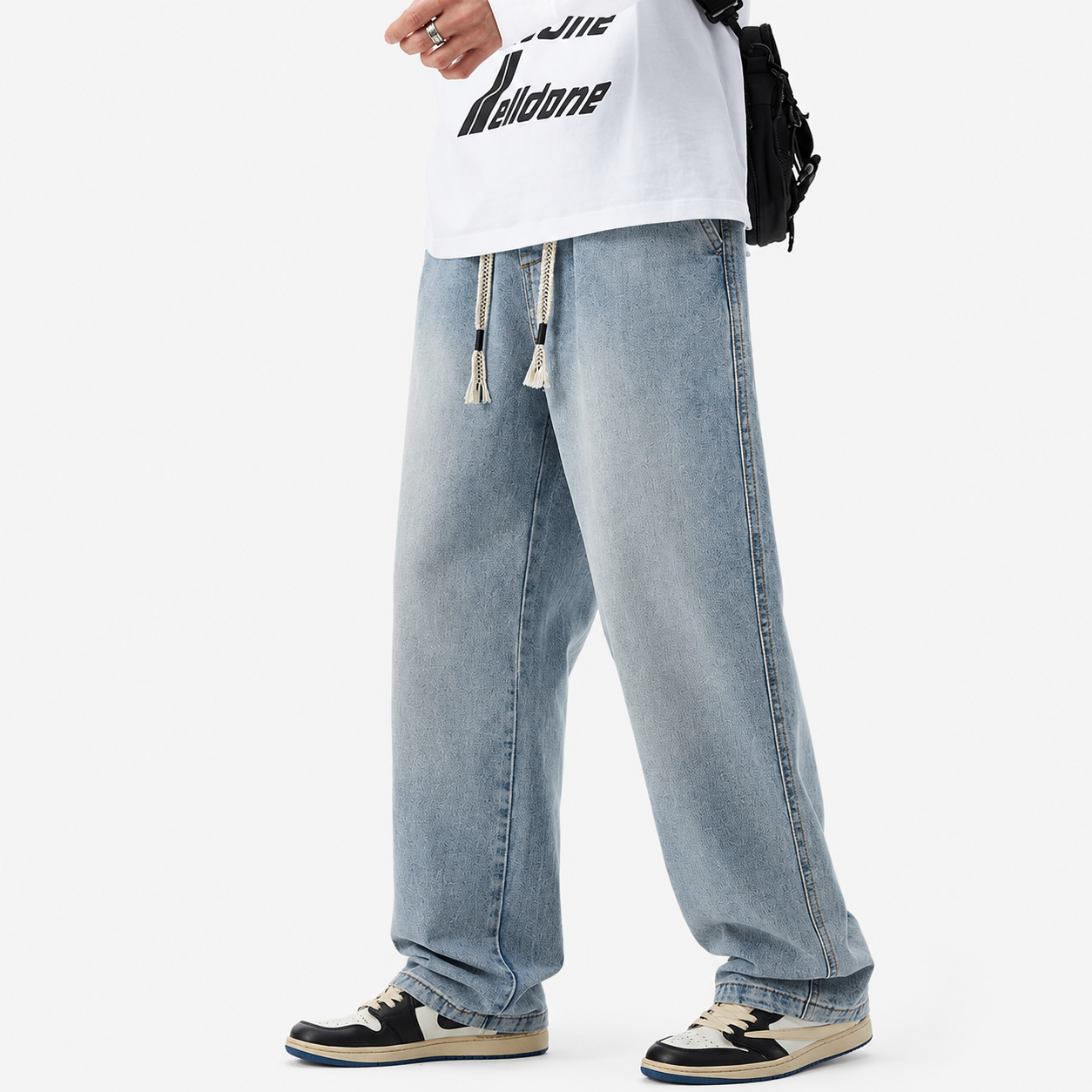 American High Street Retro Casual Jeans