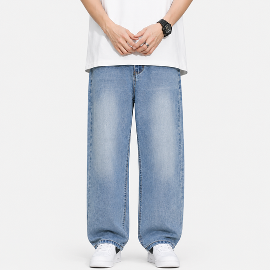 Fleece Lined American Style Straight Fit Jeans