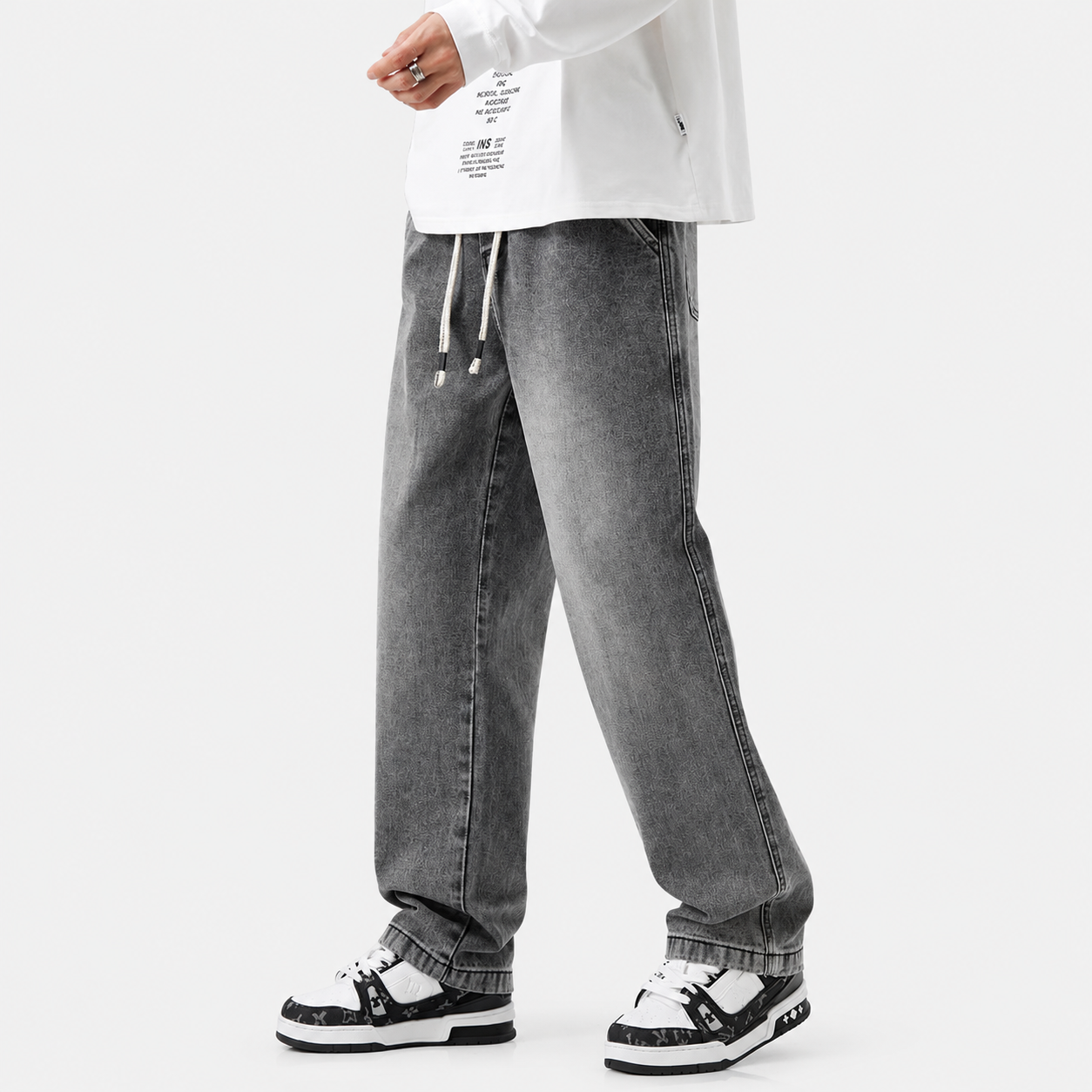 American High Street Retro Casual Jeans