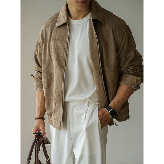 Men’s Vintage Suede Western Jacket